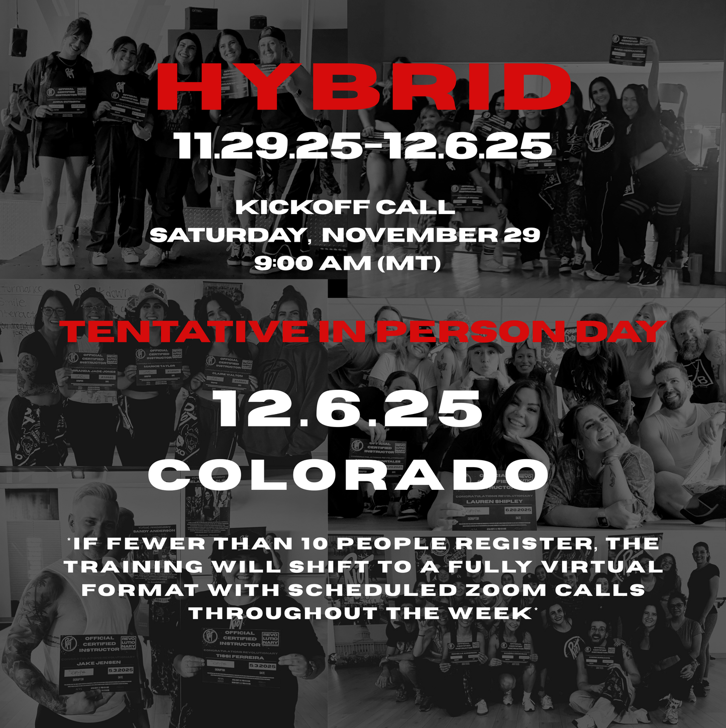 December 2025 Colorado Hybrid Training