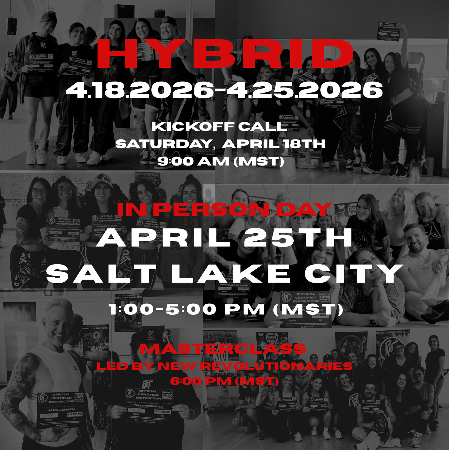Hybrid Revolutionary Training | April 2026 | Salt Lake City