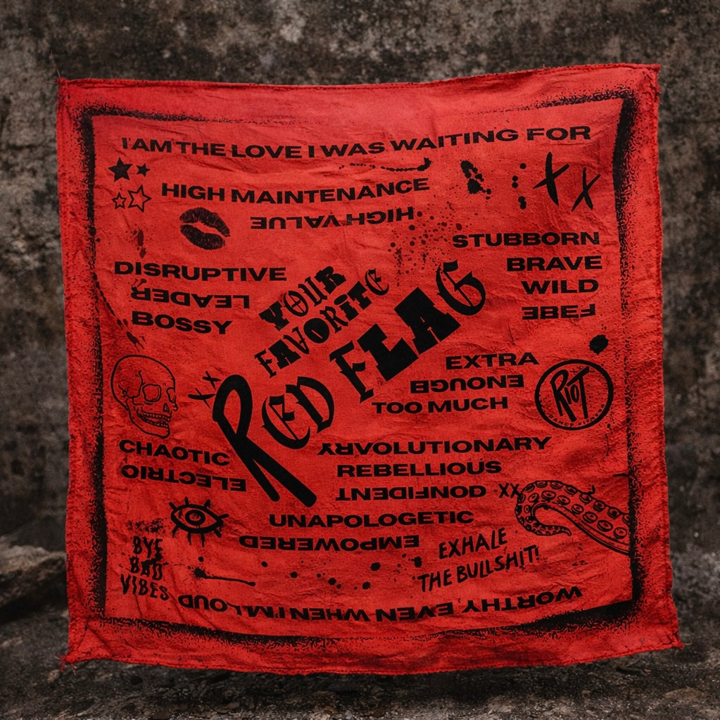Your Favorite RED Flag Riot Rag