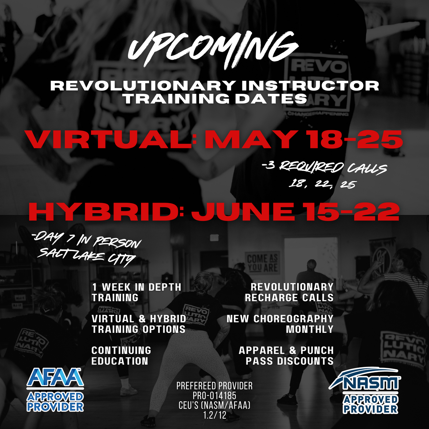 JUNE 2024 HYBRID VIRTUAL/IN PERSON REVOLUTIONARY TRAINING