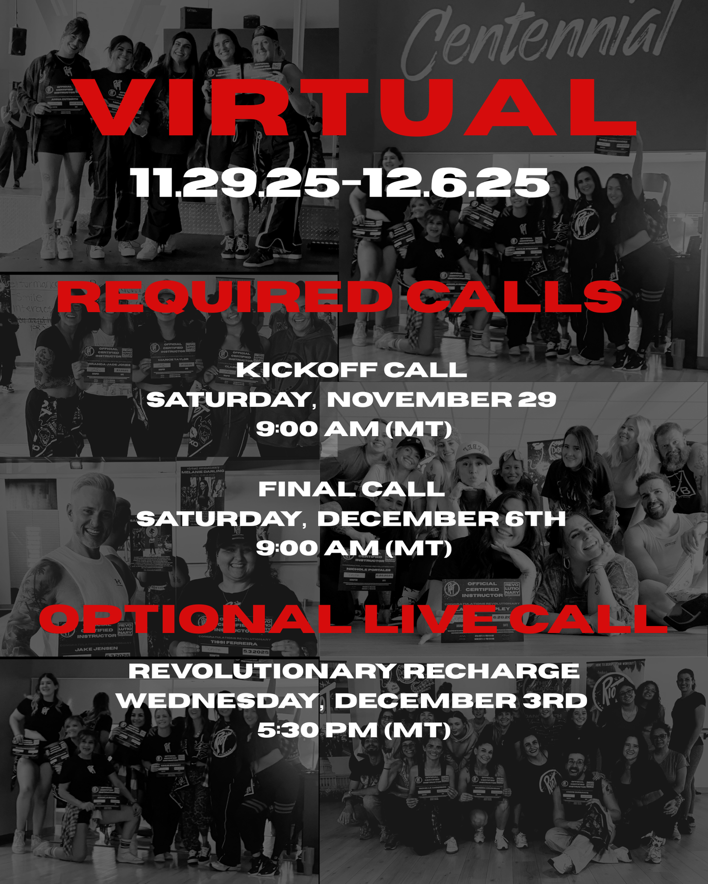 December 2025 Virtual Training