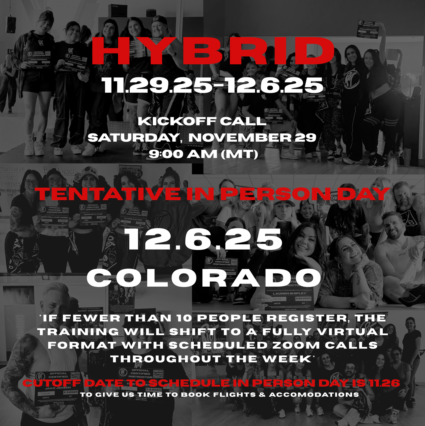 December 2025 Virtual Training