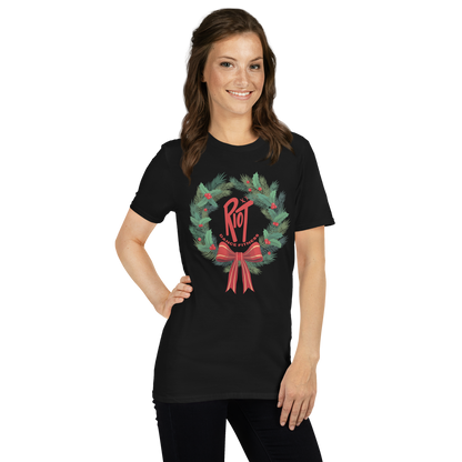 Riot Christmas Wreath Tee